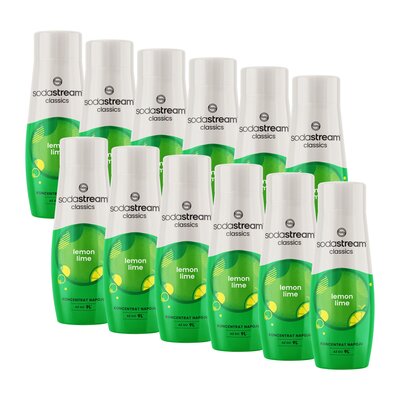 Syrop do saturatorów SODASTREAM Cytrynowo-Limonkowy 12 x 440 ml