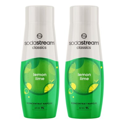 Syrop do saturatorów SODASTREAM Cytrynowo-Limonkowy 2 x 440 ml