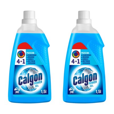 Odkamieniacz do pralki CALGON Power 2 x 1500 ml