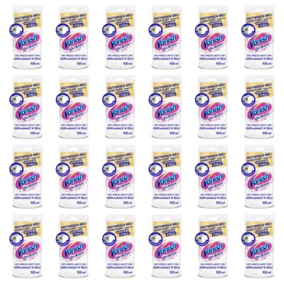 Odplamiacz do prania VANISH Oxi Action Biały 24 x 100 ml