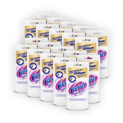 Odplamiacz do prania VANISH Oxi Action Biały 20 x 100 ml