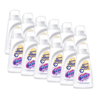 Odplamiacz do prania VANISH Oxi Action Biały 12 x 1000 ml