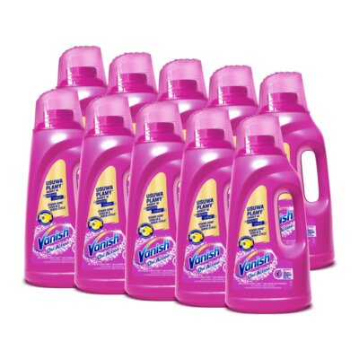 Odplamiacz do prania VANISH Oxi Action Różowy 10 x 2000 ml