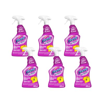 Odplamiacz VANISH Oxi Action 6 x 500 ml