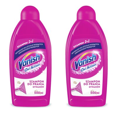 Płyn do prania dywanów VANISH 3w1 2 x 500 ml