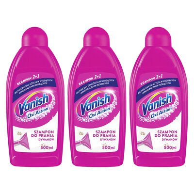Płyn do prania dywanów VANISH 3w1 3 x 500 ml