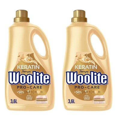 Płyn do prania WOOLITE Keratin Therapy Pro-Care 2 x 3600 ml Uniwersalny z keratyną
