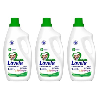 Płyn do prania LOVELA Family Kolor 3 x 1850 ml