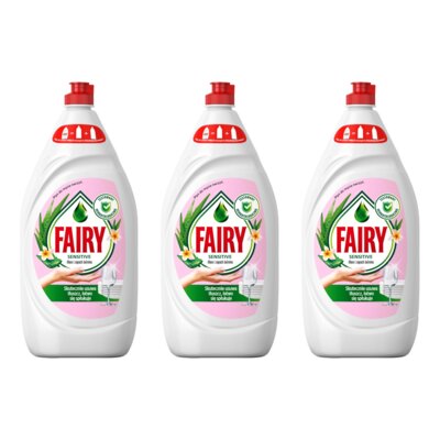 Płyn do mycia naczyń FAIRY Aloe i Pink 3 x 1350 ml
