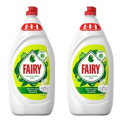 Płyn do mycia naczyń FAIRY Apple 2 x 1350 ml