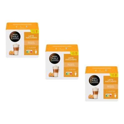 Kapsułki NESCAFE Latte Macchiato do ekspresu Nescafe Dolce Gusto (90 szt.)