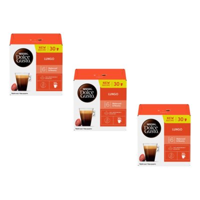 Kapsułki NESCAFE Lungo do ekspresu Nescafe Dolce Gusto (90 szt.)
