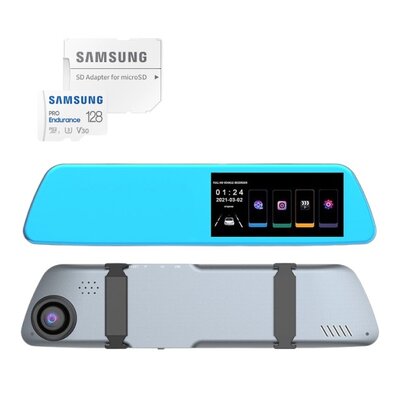 Wideorejestrator TRACER M4TS FHD Orion + Karta pamięci SAMSUNG Pro Endurance microSDXC 128GB + Adapter