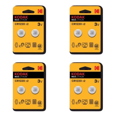 Baterie CR1220 KODAK Max lithium (8 szt.)