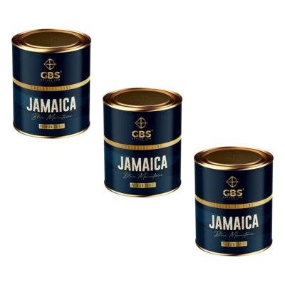 Kawa ziarnista GOLDEN BOW SOLUTIONS Exclusive Line Jamaica Blue Mountain Arabica 3 x 0.1 kg