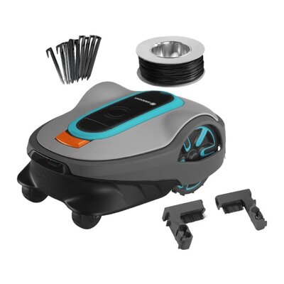 Robot koszący GARDENA Sileno Life 1500 + Szczotki do kół GARDENA 4030-20
