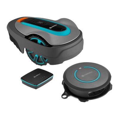 Robot koszący GARDENA Sileno City 500 19602-72 + Nadajnik sygnału GARDENA ZoneProtect 15021-20
