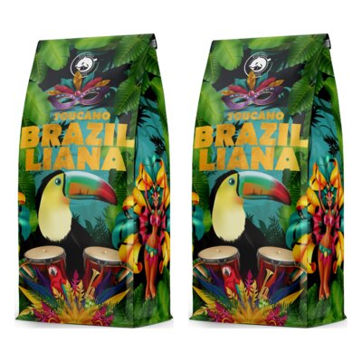Kawa ziarnista BLUE ORCA COFFEE Brazilliana Toucano 2 x 1 kg