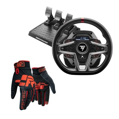 Kierownica THRUSTMASTER T248X + Rękawice do simracingu FR-TEC Pro
