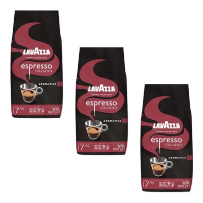 Kawa ziarnista LAVAZZA Espresso Italiano Aromatico Arabica 3 x 1 kg