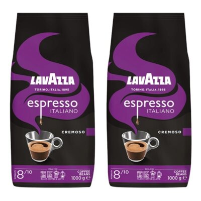 Kawa ziarnista LAVAZZA Espresso Italiano Cremoso 2 x 1 kg