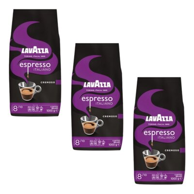 Kawa ziarnista LAVAZZA Espresso Italiano Cremoso 3 x 1 kg