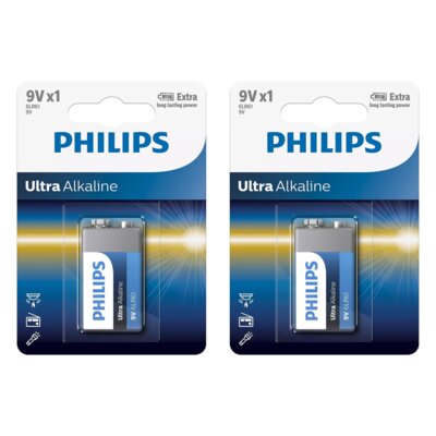 Bateria 6LR61 PHILIPS (2 szt.)