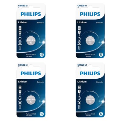 Bateria CR1620 PHILIPS (4 szt.)