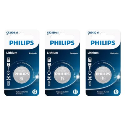 Bateria CR2430 PHILIPS (3 szt.)
