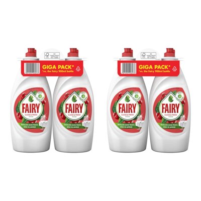 Płyn do mycia naczyń FAIRY Granat 2 x 1800 ml