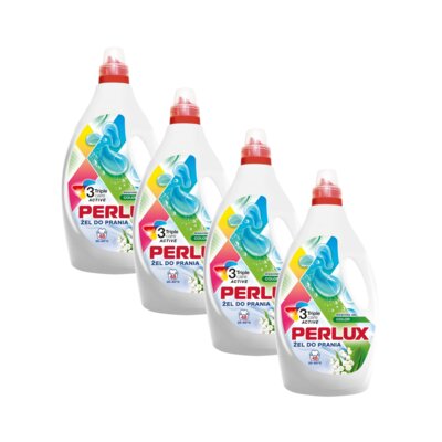 Żel do prania PERLUX Color 4 x 1920 ml do kolorowych tkanin