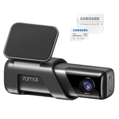 Wideorejestrator 70MAI Dash Cam M500 32GB + Karta pamięci SAMSUNG Pro Endurance microSDXC 128GB + Adapter