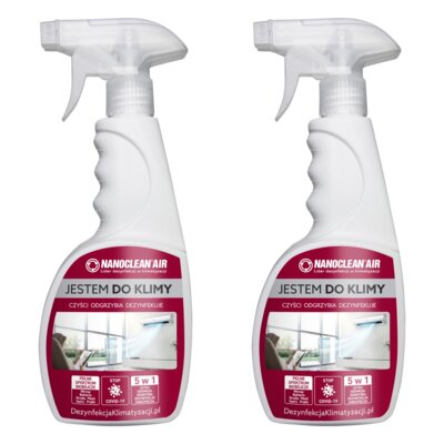 Płyn czyszcząco-dezynfekujący do urządzeń klimatyzacyjnych NANOCLEAN Air 4Home AC-89G500L Lawendowy 2 x 500 ml