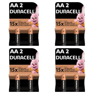 Baterie AA LR6 DURACELL Extra Life (8 szt.)