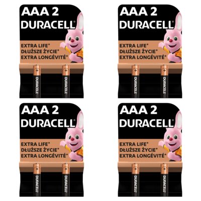 Baterie AAA LR03 DURACELL Extra Life (8 szt.)