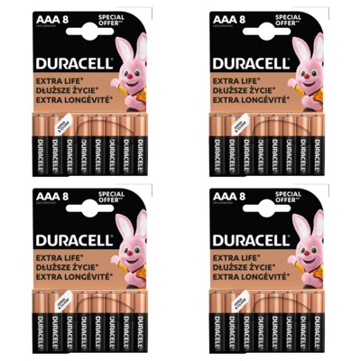 Baterie AAA LR3 DURACELL (32 szt.)