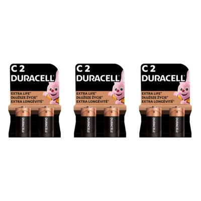 Baterie C LR14 DURACELL Extra Life (6 szt.)