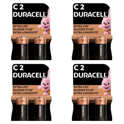 Baterie C LR14 DURACELL Extra Life (8 szt.)