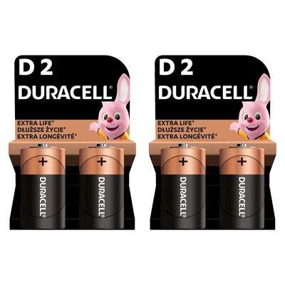 Baterie D LR20 DURACELL Extra Life (4 szt.)