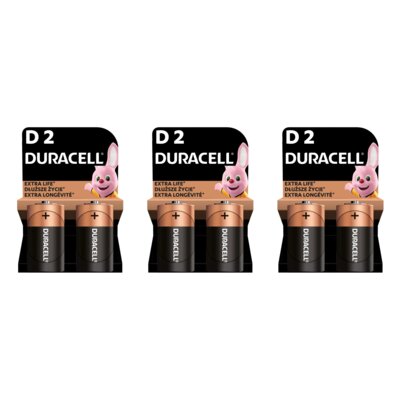 Baterie D LR20 DURACELL Extra Life (6 szt.)