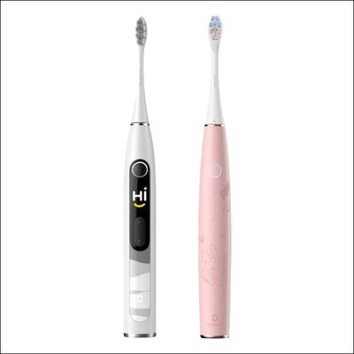 Szczoteczka soniczna OCLEAN X10 Szary + Szczoteczka soniczna OCLEAN Kids Różowy