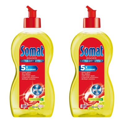 Nabłyszczacz do zmywarek SOMAT Lemon & Lime 2 x 500 ml