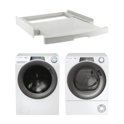 Pralka CANDY RapidÓ Pro RP 486BWMR 1-S Rapido Pro 8kg 1400 obr A + Suszarka CANDY RapidO Pro RPE H8A2TRE-S + Łącznik CANDY WSK-1110U