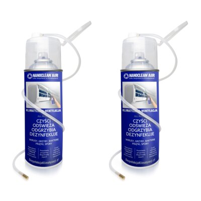 Środek do odgrzybiania NANOCLEAN Air 520 do klimatyzacji i wentylacji 2 x 400 ml