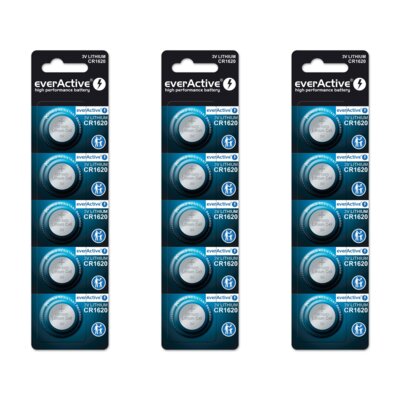 Bateria CR1620 EVERACTIVE (15 szt.)