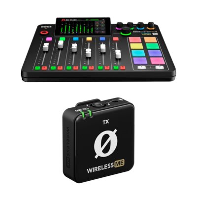 Kontroler do produkcji muzycznej i podcastów RODE Caster Pro II + Nadajnik RODE Wireless Me