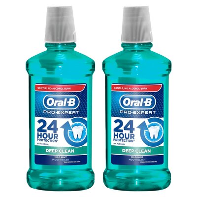 Płyn do płukania jamy ustnej ORAL-B Pro-Expert Deep Clean 2 x 500 ml