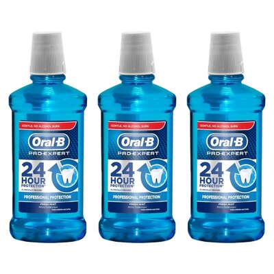 Płyn do płukania jamy ustnej ORAL-B Pro-Expert Professional Protection 3 x 500 ml