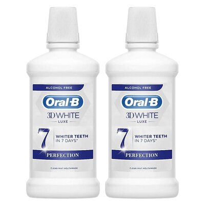 Płyn do płukania jamy ustnej ORAL-B 3D White Luxe Perfection 2 x 500 ml