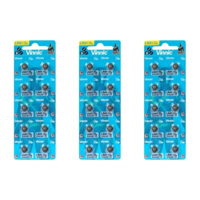 Baterie LR41 VINNIC Mini LR736 AG3 (30 szt.)